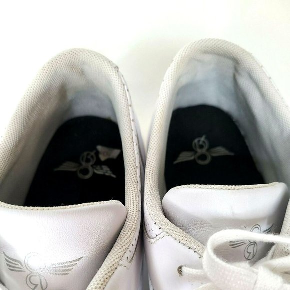 Creative Recreation Men's Sz 13 Cesario Lo White/Silver Leather Shoes CR4LOC - Picture 8 of 9